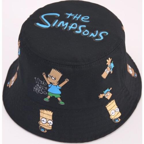Spring and summer new childrens hat cartoon boy print fisherman hat men and women baby fashion basin hat sun hat
