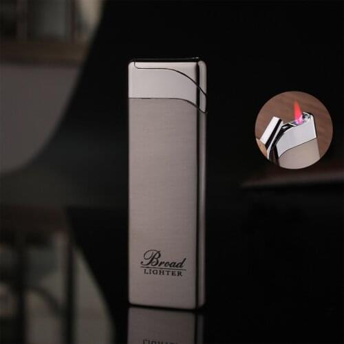 Torch Turbo 1300 C Windproof Lighter Ultra-Thin Metal Long Stripe Jet Straight Fire Gas Butane Welding Cigarettes Lighters