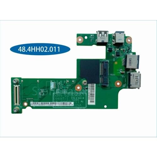 High quality original For Dell Inspiron 15R N5010 Laptop USB LAN DC Jack Adapter Board 48.4HH02.011 09697-1 100% Fully Tested