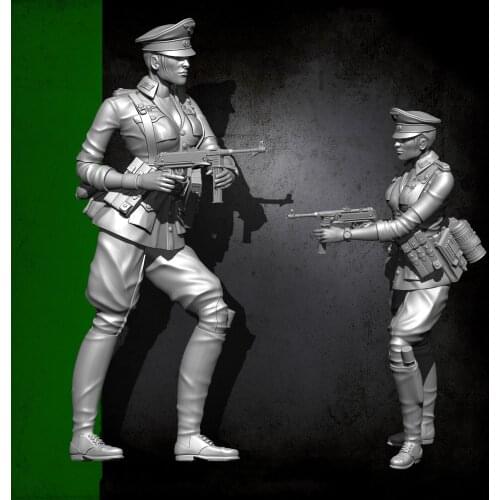 1/24 Female German Gunman Resin Soldier YFWW-1839