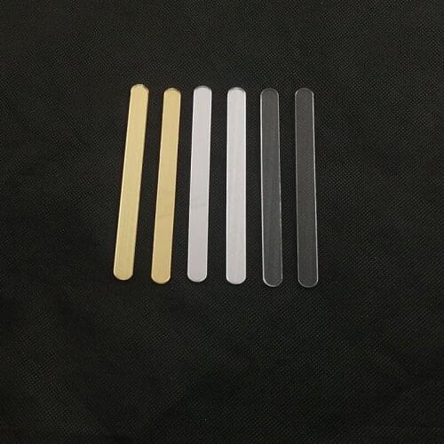 10pcs Cakesicle Stick Acrylic Cake Topper Gold Mirror Ice Cream Stick Wedding Cupcake Topper for Birthday Party Cake Decorations