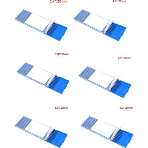 10Pcs Wy20 Tungsten Electrode Professional Tig Rod for Option 2.0% Lanthanated for Tig Welding Machine