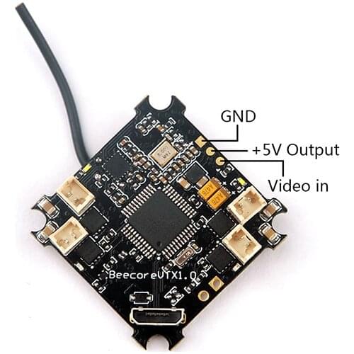 Beecore VTXF3 brushed flight controller for Tiny whoop Built-in Betaflight OSD and 25mw VTX Quadcopter Tiny676x7x
