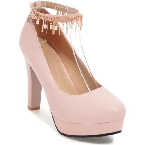 Big Size 11 12 13 14 15 16 17 ladies high heels women shoes woman pumps Package the heel Package toes Thick with sandals