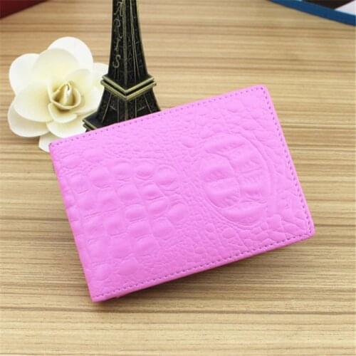 Explosive PU Crocodile Pattern Ultra-thin Driver License Cover Genuine Universal Driver License Holder
