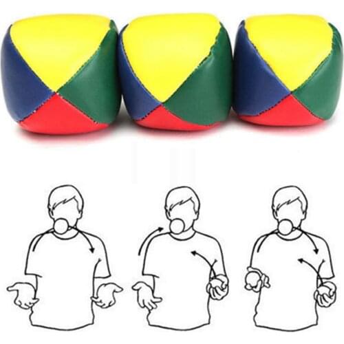 Children‘S Outdoor Sport Ball 3Pcs Juggling Balls Set Circus Balls With 4 Panel Design For Kids And Adults Outdoor Sport Toys