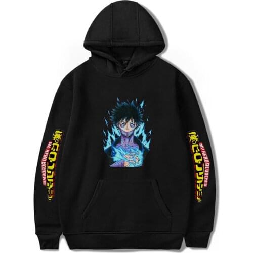 Hoodies Anime Dabi Boku No Print My Hero Academia Sad Boy Hoodie Men Pullover Hip Hop Sweatshirts Hoodie Cartoon Streetwear Mens
