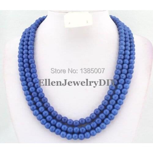 Royal Blue African Beaded Necklace Bridesmaid Necklace Bridal Party Necklace Wedding Gift Statement Necklace W7233