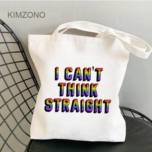 Lgbt shopping bag tote bolsas de tela shopper recycle bag cotton bag boodschappentas fabric sac cabas shoping sacolas