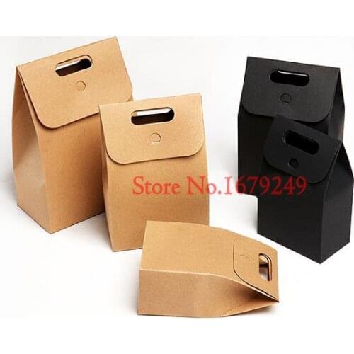 M14*8*20cm Stand kraft paper gift bags/ candy food paper bags/Walnut Cookies dry fruit stand box 100piece\lot