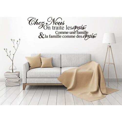 Stickers Muraux-amis-et-famille Vinyl Wall Art Decal Wallpaper Living Room Wall Decor Home Decor Decoration Poster