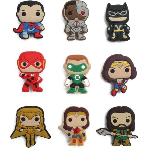 Single Sale 1pc PVC Cartoon Character Shoe Charms,Shoe Buckles Accessories Fit Bands Bracelets Croc JIBZ,Kids Party X-mas Gift