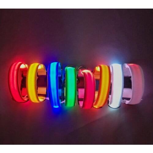 Dog Collar Pet LED Pendant Collars Accessories Necklace Darkness Safety Flashing Glow Light LED Collar Pendant Pet Products