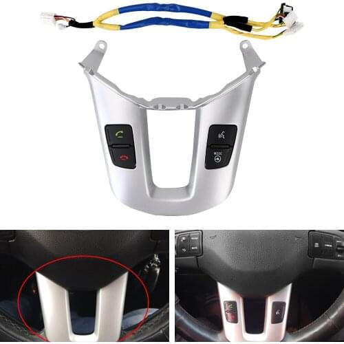 Switch And Bluetooth Panel Steering Wheel Audio Cruise Control Buttons For Kia sportage SL Bluetooth Phone Control Button