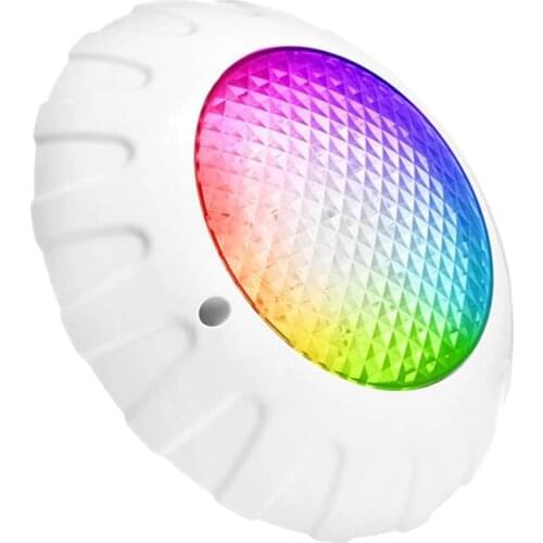 38W UnderWater Light 12V LED Swimming Pool Light with Remote Controller Ip68 Waterproof RGB Wall-Mounted Lamp Ambient Lights