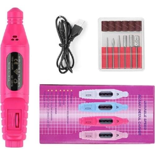 Professional portable Electric nail polisher drill machine Set manicure electric Nail drill File Upgraded version Grinding Tool