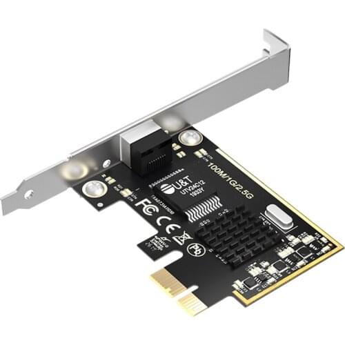 2.5Gbps Gigabit PCI-E Network Adapter 10/100/1000M RTL8125 RJ-45 PCI Ethernet for Computer Network Controller