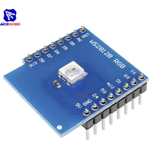 Diymore WeMos D1 Mini WS2812B RGB LED Module Shield for Arduino