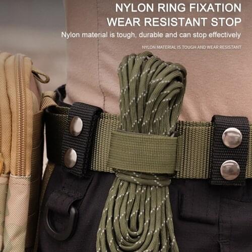 2/4Pcs Tactical Belt Buckle Heavy Duty Belt Keeper Outdoor Camp Hiking EDC Nylon Backpack Waist Fastener Belt Key Hook Buckle