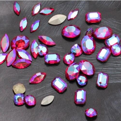 7x10 drop Nail Art Decorations Crystals Strass point Back Stones Rhinestones Applique Color Stone for Craft diy Dress Gymnastic