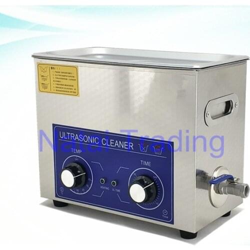 Stainless steel 180W 6L diesel injector cleaning machine ultrasonic cleaner for common rail injector repair tool