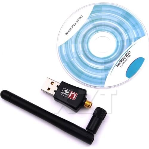 USB Mini Wireless 2dB 300Mbps Network LAN Adapter Card WIFI 802.11n/g/b PCB Antenna for Windows Vista/XP/2000/7/Linux/MAC OS