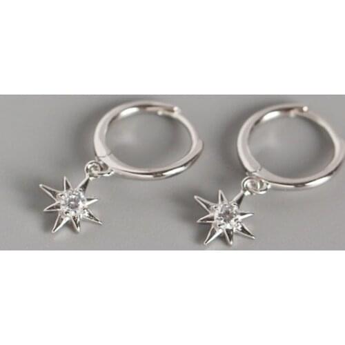 Fashion Tassel Star Charm Piercing Stud Earring For Women Girls Jewelry Pendientes Accessories eh1378