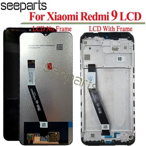 6.53" For Xiaomi Redmi 9 lcd Display Touch Screen Digitizer Assembly Replacement For Xiaomi Redmi 9 LCD M2004J19G Display