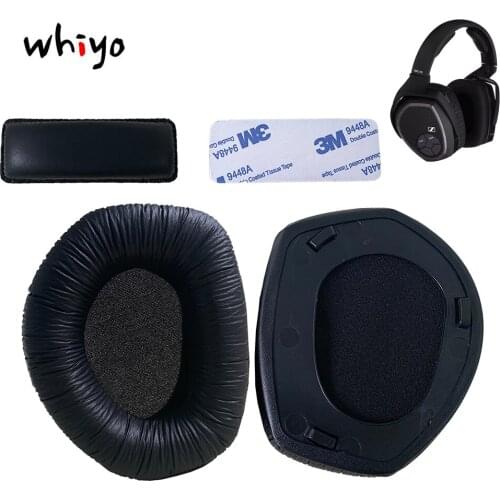 1 pair of Replacement Ear Pads With Plastic Hooks for Sennheiser RS175 Headphones Cushion Cover Earpads Earmuff