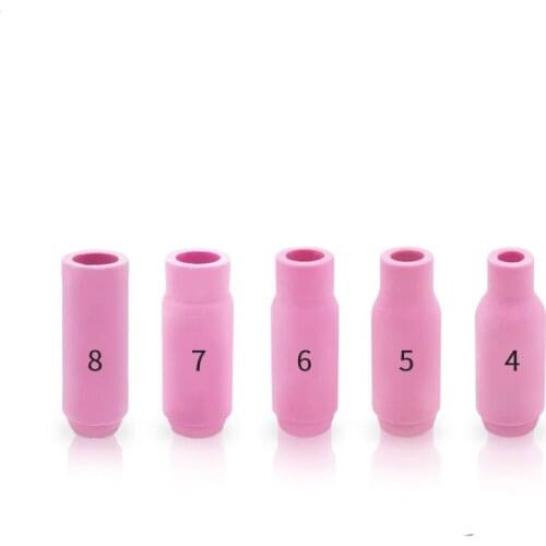 10PCS Tig Nozzle Alumina Cup 10N46 10N47 10N48 10N49 10N50 For WP17 18 26 TIG Welding Torch