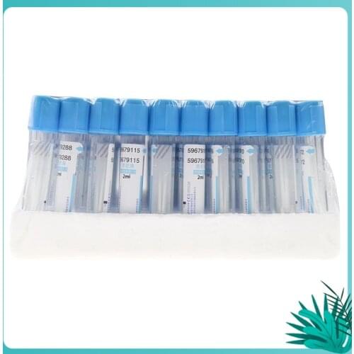10pcs Sodium Citrate 1:9 Tubes (Coagulation) PT blood test Micro collection tube blue cap