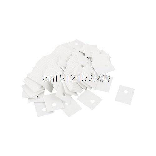 100Pcs TO-3P TO-247 20x25mm Transistor Heat Sink Ceramic Insulator Plates Sheet