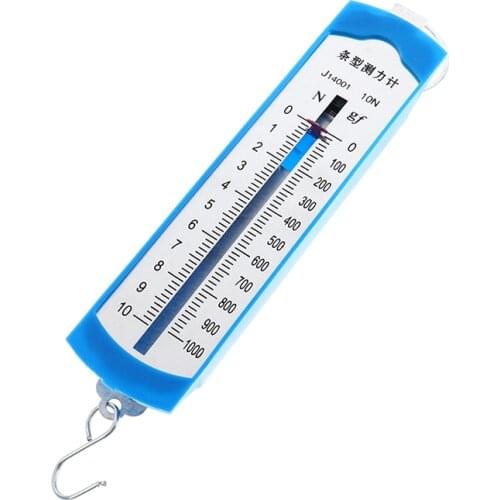 10N Spring loaded Thrust Meter Lab Dynomometer Springs Balance Newton Force Spring Scale Student Mechanics Experiment