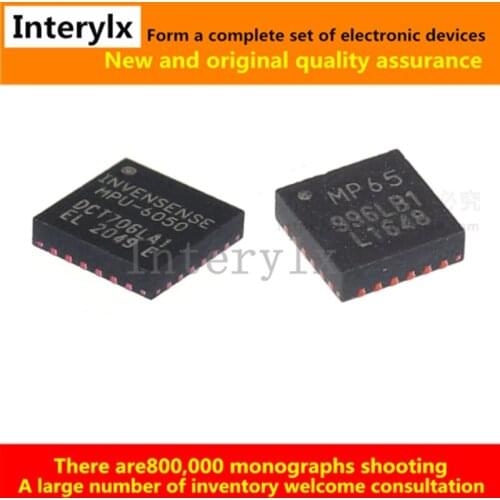 2Pcs New MPU-6050 MPU6050 MPU-6500 MPU-9250 MPU-6000 MP92 MP65 QFN-24 Angle And The Acceleration Sensor Chip In Stock