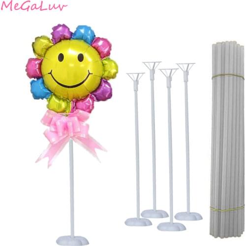 4Pcs Table Balloon Holder Column Stand Set for Wedding Decoration Baby Shower Kids Birthday Party Ballon Stick Accessories Tools