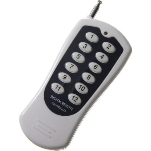 12CH/12 Buttons RF Wireless Remote Control/Radio Controller/Transmitter controller for 12V12CH receiver 315/433MHZ