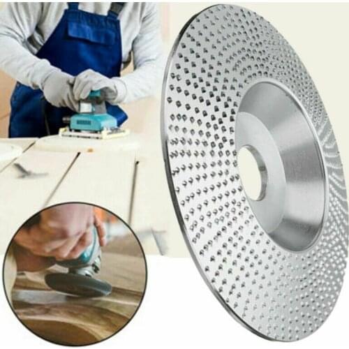 Quality Wood Grinding Wheel Rotary Disc Sanding Wood Carving Tool Abrasive Disc Tools For Angle Grinder 4inch Bore Diameter 16mm