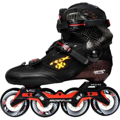 SEBA Flagship products TRIX PRO Professional Adult Inline Skates Carbon Fiber Three cuffs Figure Skating Slalom