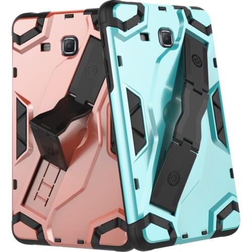 Hybrid Heavy Duty Shockproof Armor Case For Samsung Galaxy Tab A A6 7.0 T280 T285 SM-T280 Tablet Case Hidden Stand Cover #S
