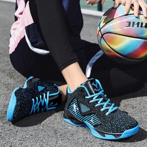 Men Basketball Shoes Unisex Couple Basketball Sports Shoes Summer Breathable High Quality Sneakers for Women Big Size 36-45