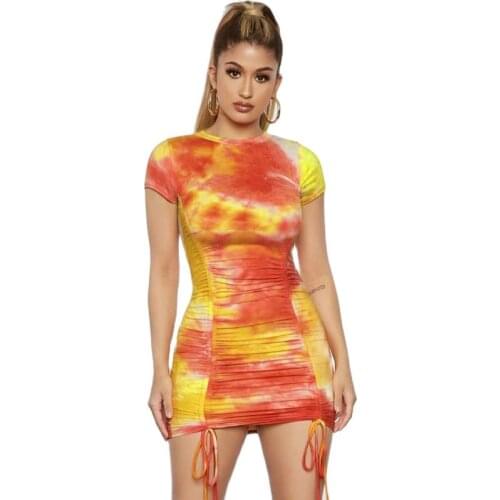 Цветные летние платья MXPZSP China At AliExpress