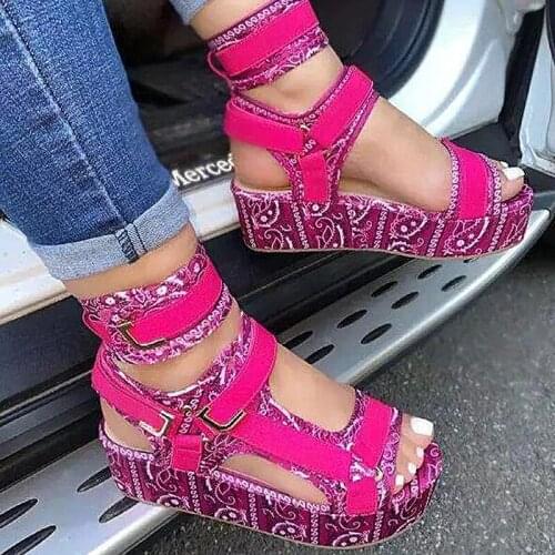 2021 New Womens Gladiator Sandals Ladies Flat Platform Colorful Shoes Casual Beach Summer Big Size 35-43 Sadalias Femininas
