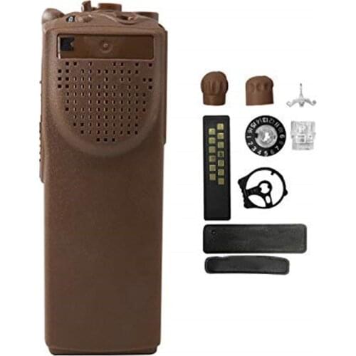 Brown Walkie Talkie Repair Replacement Housing Kit Front Cover fit for Motorola XTS3000 Model 1 M1 Portable 2 Way Radio