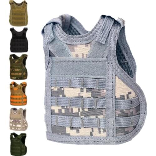 Adjustable Tactical Molle Mini Bottle Vest Military Beer Bottle Cover Beverage Cooler