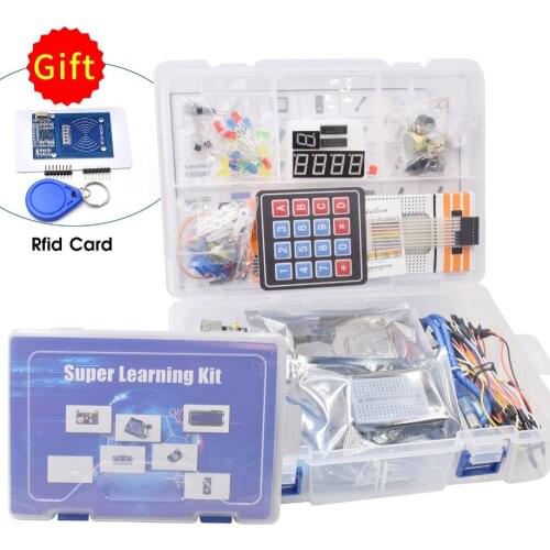 The Most Complete Starter Kit for Arduino UNO R3 with Gift Rfid card / Relay Module /Ultrasonic Sensor /including Tutorial