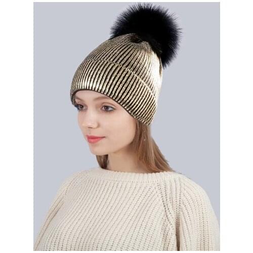 Pragmapism 2020 New style hot stamping silver hats female autumn winter students warm woolen knit hat pullover caps beanies