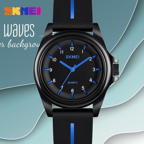 Fashion Mens Quartz Watch SKMEI Brand 30 Meters Waterproof Women Casual Simple Wristwatch Reloj Deportivo Hombre