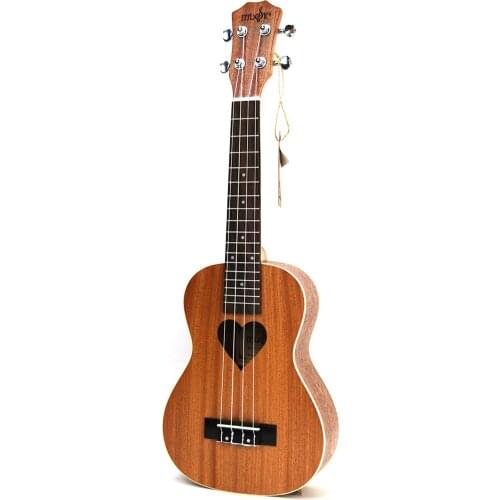 21 inch Soprano Ukulele 4 Strings uke Sapele love guitaacoustic ukelele small guitar professional uke Concert
