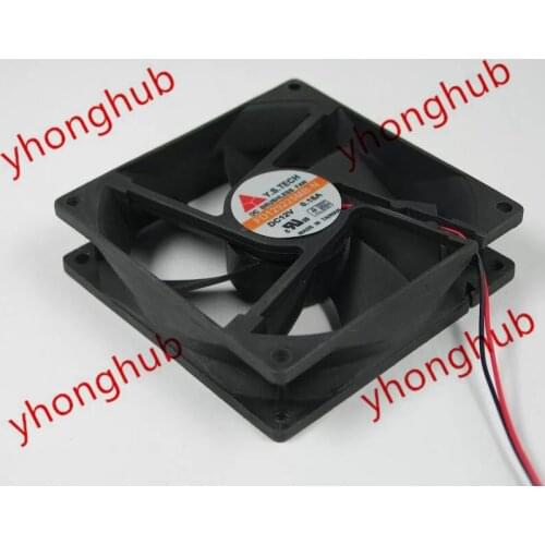 Y.S.TECH FD129225MB-N DC 12V 0.16A 2-wire 90x90x25mm Server Cooling Fan