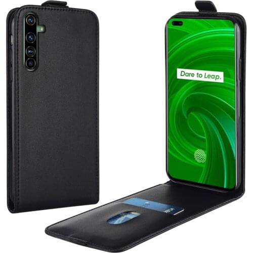 Flip Up and Down Leather Case for Realme X50 Pro RMX2075 RMX2071 RMX2076 Vertical Cover for Realme X50Pro Case Phone Bag